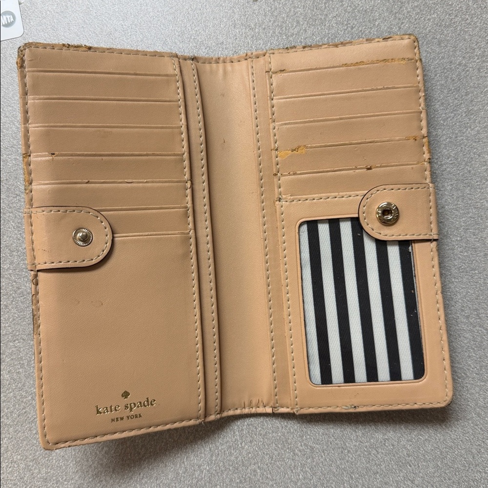 Kate Spade Black Leather Wallet - Picture 4 of 7